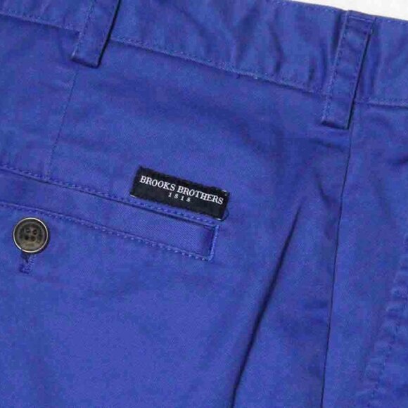 Brooks Brothers CLARK Chinos Pants Blue Men's Size 38 X 32 - Picture 2 of 2